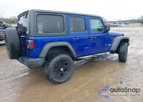 2020 Jeep Wrangler Unlimited Sport S 4X4 из США, поврежденный, VIN 1C4HJXDN9LW330770